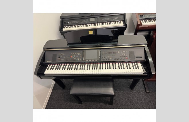Yamaha CVP309 Digital Piano | Polished Ebony Finish | UK Delivery In Days | Warranty | P/X | Finance Options | Includes Stool, Headphones | Used | Serial Number GBRCLZ01009 - Image 1